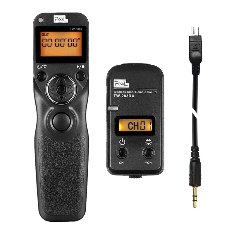  [AUSTRALIA] - Pixel Timer Shutter Release Remote Control TW283-DC2 Remote Release for Nikon Z7 Z7II Z6 Z6II Z5 D5600 D3300 D5000 D5100 D5200 D5300 D5500 D90 D7000 D7100 D7200 D7500 D780 D610 D750 P7700 P7800 TW-DC2 Nikon