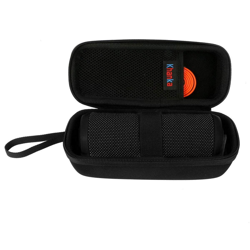 Khanka Hard Travel Case Replacement for JBL Flip 4 Waterproof Flip 3 Splashproof Portable Bluetooth Speaker black - LeoForward Australia