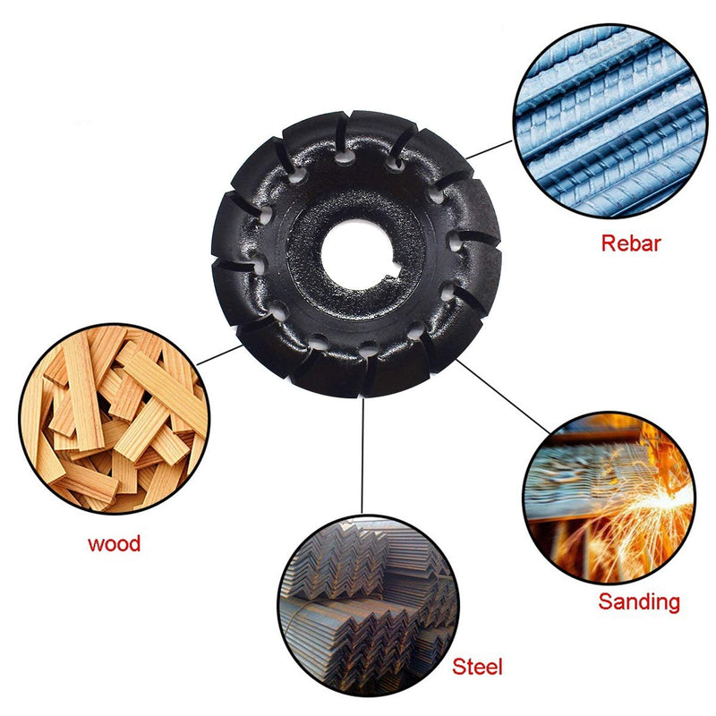  [AUSTRALIA] - Angle grinding disc, Saijer 3 pieces wood carving disc, grinding disc, wood saw blade, rasp disc for angle grinder shaping and polishing wood