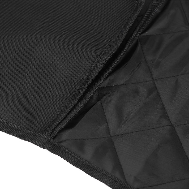 [AUSTRALIA] - Terisass Pet Seat Cover Universal Oxford Fabric Car Front Single Seat On-Slip Pet Dog Seat Cover Waterproof Pet Seat Protector Pad Black