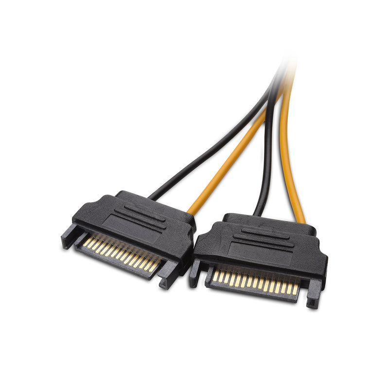 Cable Matters 2-Pack 8 Pin to SATA Power Cable (SATA to 8 Pin PCIe) - 5 Inches - LeoForward Australia