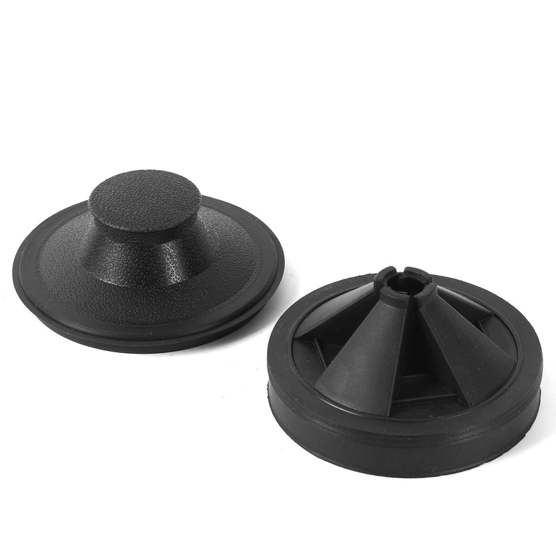  [AUSTRALIA] - (Combo Pack) AR-PRO Exact Replacement STP-PL/STPPL Sink Stopper and QCB-AM Sink Baffle -Compatible with 3-1/2” Drains -Odor Inhibitor Sink Baffle + Cover Sink Baffle+Cover