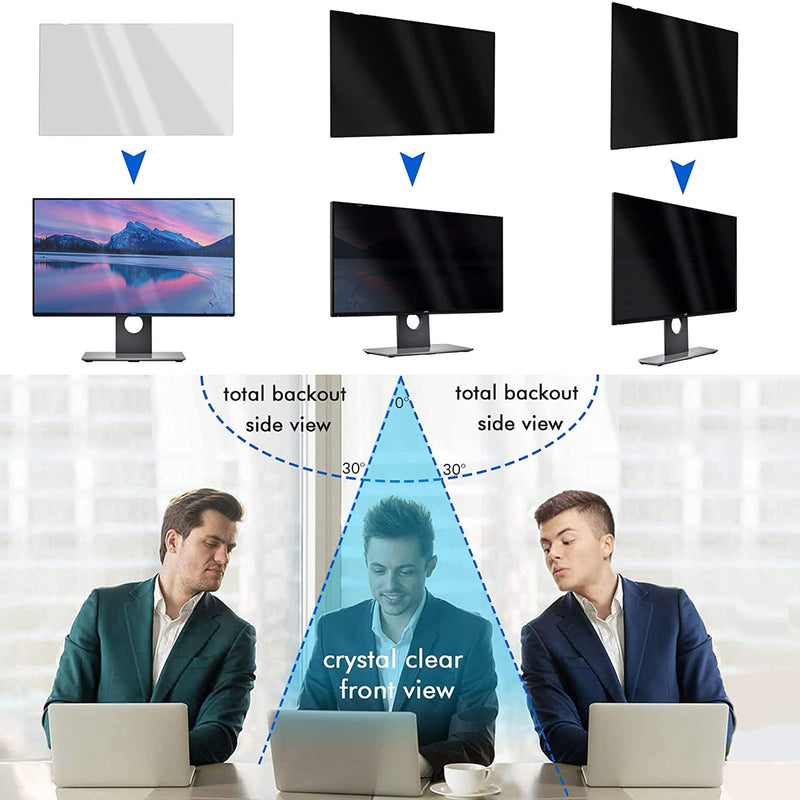  [AUSTRALIA] - Tangxi 22 Inch 16:10 Screen Filter,Computer Private Screen Filter for Widescreen Computer Monitor,Anti Glare,Anti Scratch and Anti Peeping Protector Film for Public Places