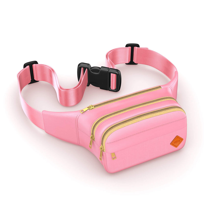 Designer Waist Bag Fanny Pack for Adult Women Pink - LeoForward Australia