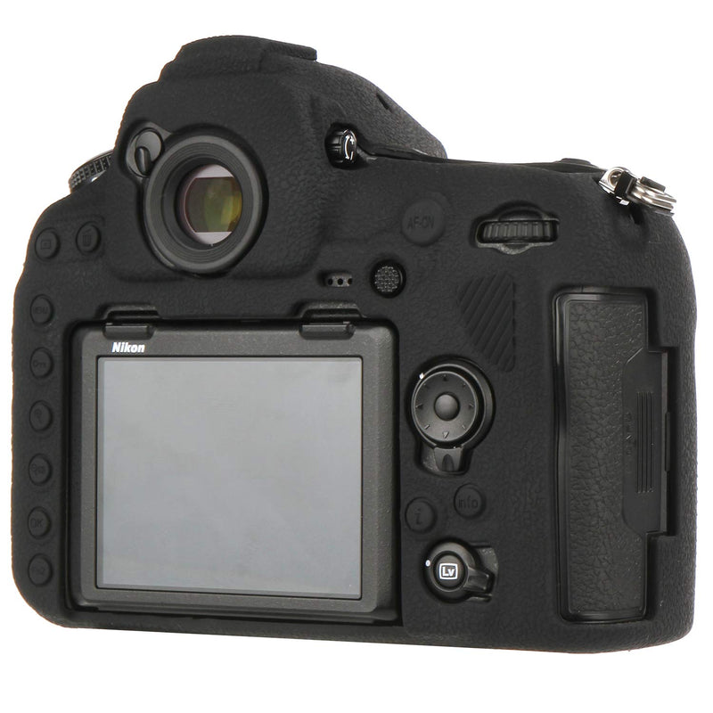  [AUSTRALIA] - Easy Hood Camera Case for Nikon D850 Soft Silicone Rubber Camera Protective Body Case Skin for Nikon D850 Camera Bag Protector Cover (Black) Black