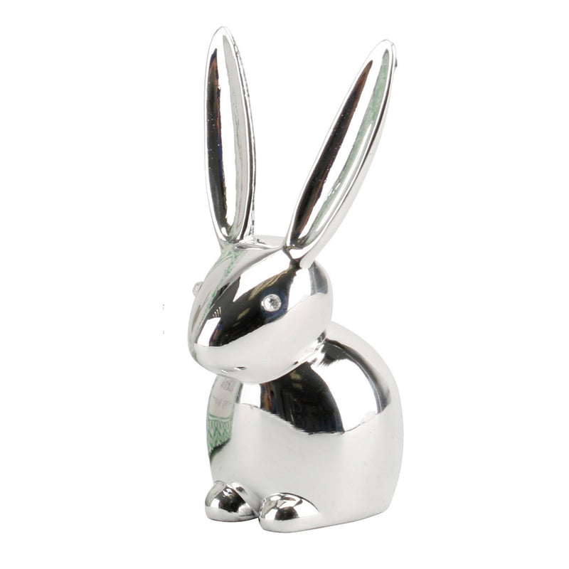  [AUSTRALIA] - Umbra, Chrome Zoola Bunny Holder, Metal Ring Display for Jewelry