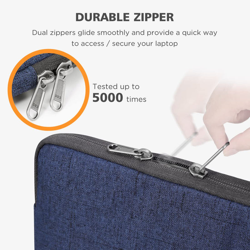  [AUSTRALIA] - NIDOO Laptop Sleeve 14 inch Computer Case Protective Bag for 15" Surface Laptop 3 4/14" ThinkPad T14 P14 / Lenovo ThinkPad P40 Yoga/ThinkPad X1 Carbon/Acer Chromebook Spin 514 / Dell Latitude 14 Blue