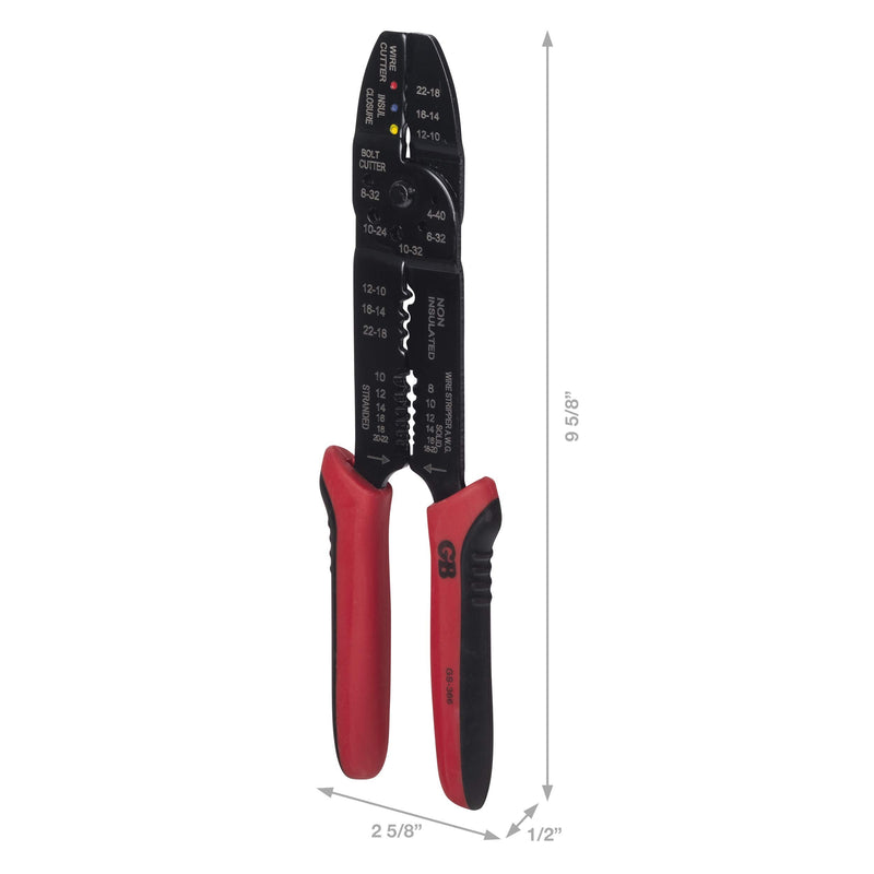  [AUSTRALIA] - Gardner Bender GS-366 Multi-Tool Electrical Crimper & Stripper Stripper & Crimper