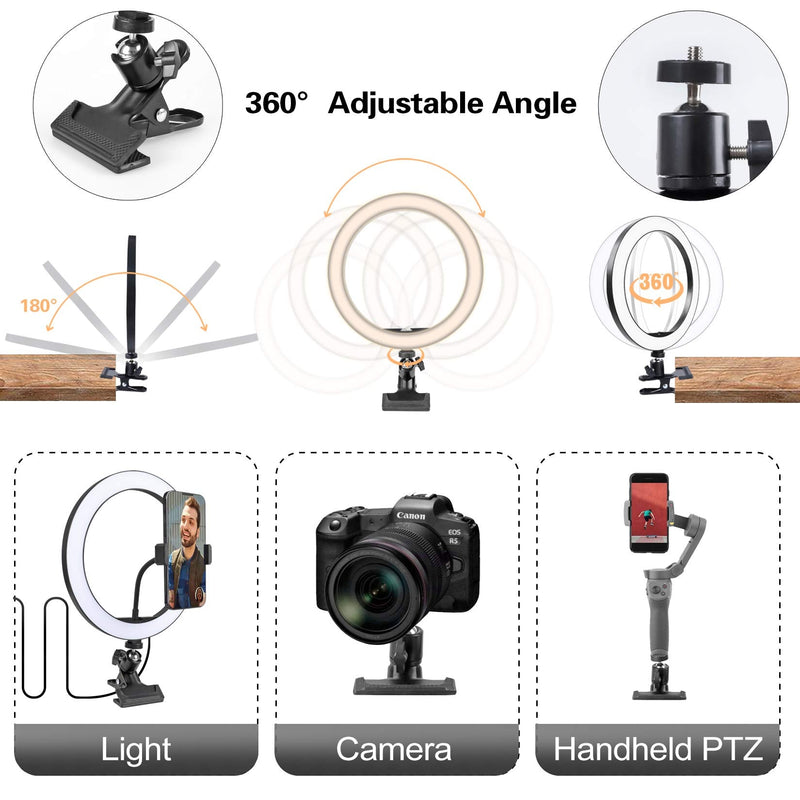  [AUSTRALIA] - Video Conference Lighting Kit, Computer Laptop Video Conferencing Zoom Call Lighting Selfie Light Ring for Remote Work/ Metting, Home Office, Online Class, Live Streaming, TIK Tok
