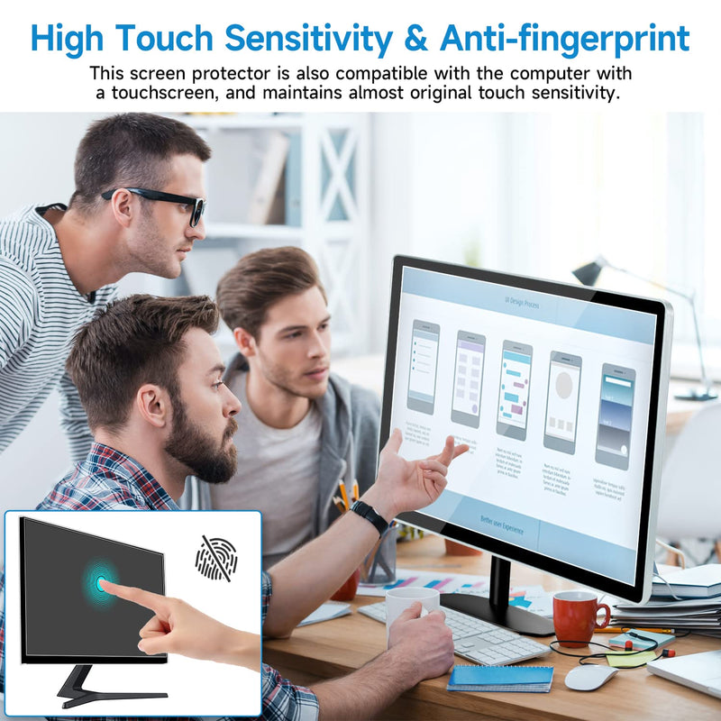  [AUSTRALIA] - [2 PACK] 28 inch Anti Glare (Matte) Screen Protector Compatible with 28" ASUS/HP/SAMSUNG/Philips/BenQ/Lenovo/Acer with 16:9 Aspect Ratio Widescreen Monitor[!!!Not for 16:10 Aspect Ratio Monitor] 28" 16:9 - Transparent