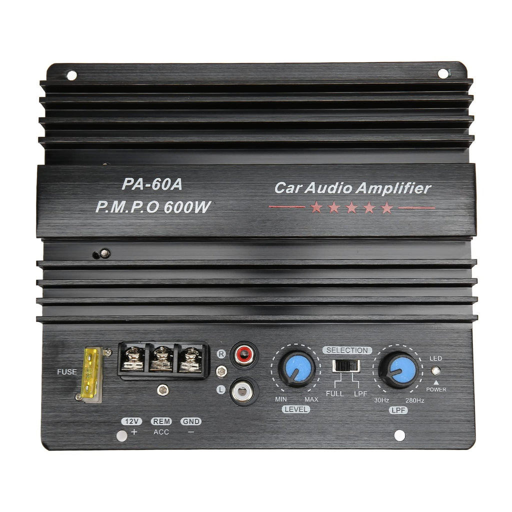  [AUSTRALIA] - Car Audio Power Amplifier Board, 12V 600W High Power Bass Subwoofer Amp for Car Speaker Modification