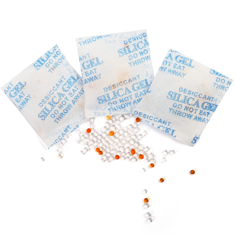  [AUSTRALIA] - LotFancy 5 Gram 60 Packs Silica Gel Packets, Food Safe Desiccant Packets, Rechargeable Indicating Moisture Absorber Desiccant Bags for Jewelry, Gun, Document, Cabinet Storage 5.7g, 50packs