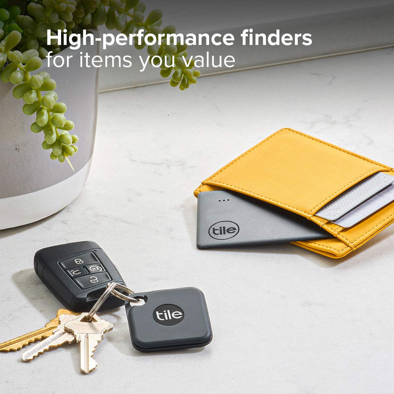 Tile Performance Pack (2020) 2-pack (1 Pro, 1 Slim) - Bluetooth Tracker, Item Locator & Finder for Keys and Wallets or Luggage and Tablets; Easily Find All Your Things Performance Bundle - LeoForward Australia
