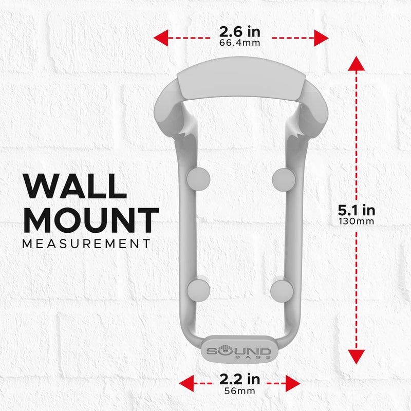  [AUSTRALIA] - Move Speaker Wall Mount Bracket, Weatherproof, Compatible with Sonos Move, Including Mounting Accessories, Lunar White