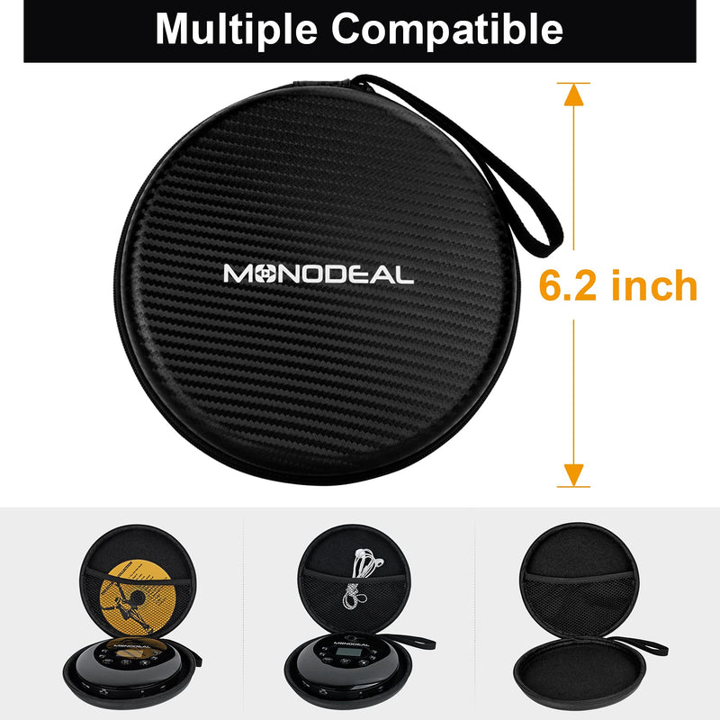  [AUSTRALIA] - Portable CD Case for MONODEAL Portable CD Players, Also Compatible with Gueray, HOTT, GPX, Coby, Tyler, ARAFUNA, Oakcastle CD Players
