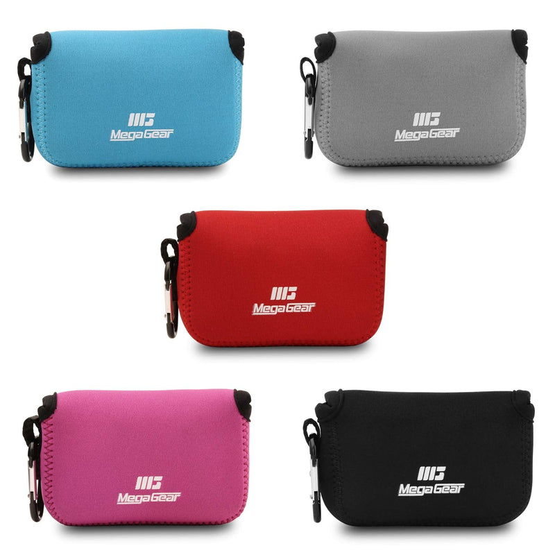  [AUSTRALIA] - MegaGear Ultra Light Neoprene Camera Case Compatible with Nikon Coolpix W150, W100, S33 Hot Pink