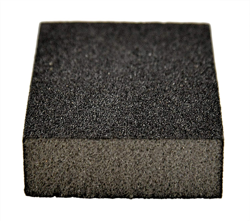  [AUSTRALIA] - HOME-X Sanding Sponges, Sanding Blocks, Vulcanized Rubber Sponge with Aluminum Oxide Surface, Set of 8, Gray, 4" L x 2 ¾” W x 1" H