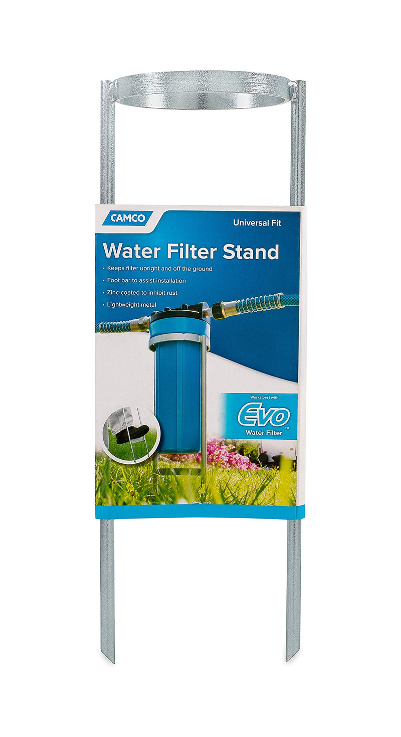  [AUSTRALIA] - Camco RV Water Filter Stand - Keeps Water Filters Upright and Off the Ground (40772)