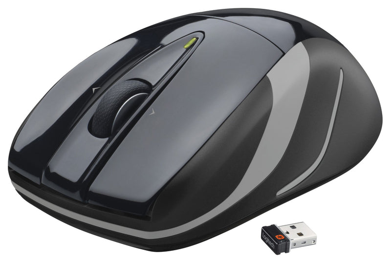 Logitech M525 Wireless Mouse – Long 3 Year Battery Life, Ergonomic Shape for Right or Left Hand Use, Micro-Precision Scroll Wheel, and USB Unifying Receiver for Computers and Laptops, Black/Gray Standard Packaging - LeoForward Australia