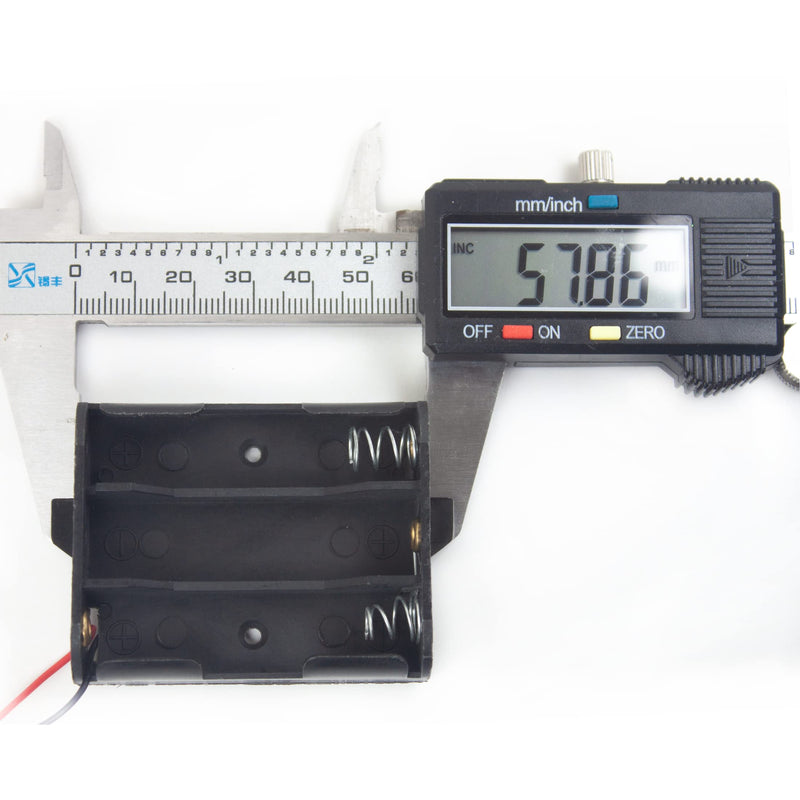  [AUSTRALIA] - whiteeeen 3 x 1.5V AA Total 4.5v Battery Box Holder with USB Micro Socket for Raspberry PI Zero or Micro:bit