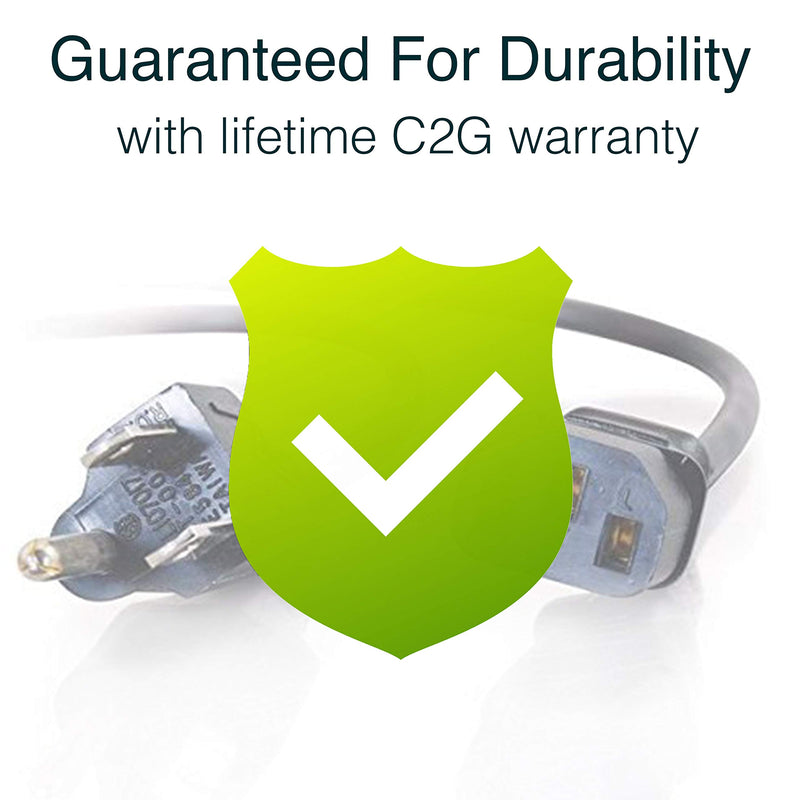  [AUSTRALIA] - C2G Power Cord, Replacement Power Cable, 3 Pin Connector, For Computers, TVs, Monitors, & More, 18 AWG, Black, 10 Feet (3.04 Meters), Cables to Go 03134 10ft Universal
