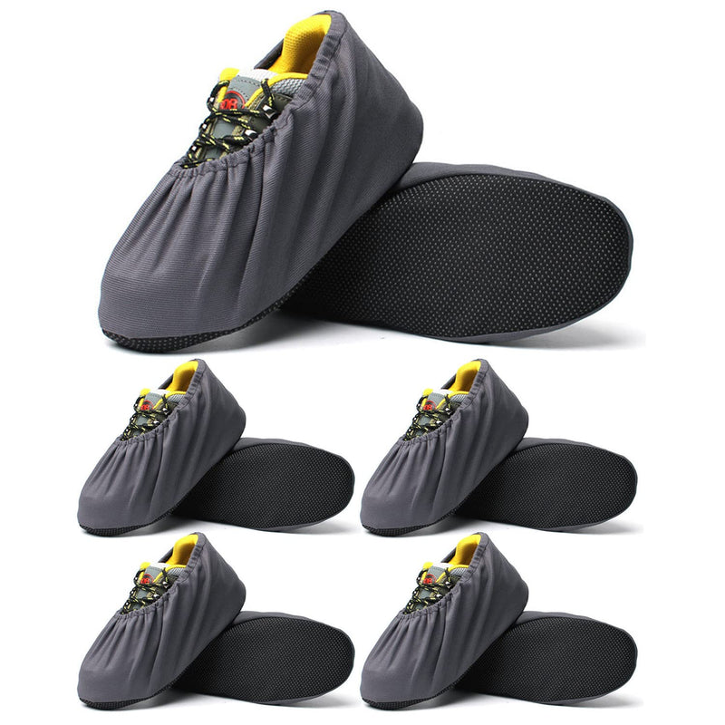  [AUSTRALIA] - Set of 5pairs,Premium Shoe Covers Washable Reusable Non Slip Work Boot Overshoes