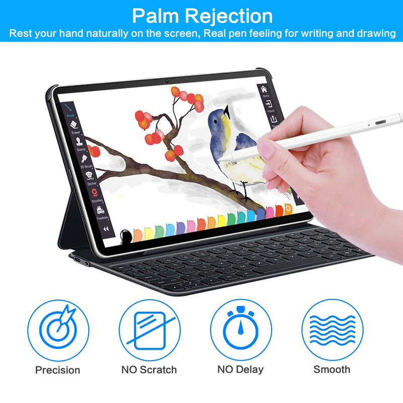 Stylus Pen for Apple iPad Pencil - Active Pen with Palm Rejection Compatible with 2018-2020 Apple iPad 8th 7th 6th Generation iPad Air 4th 3rd Gen iPad Pro 11-12.9 Inch iPad Mini 5th Gen - LeoForward Australia