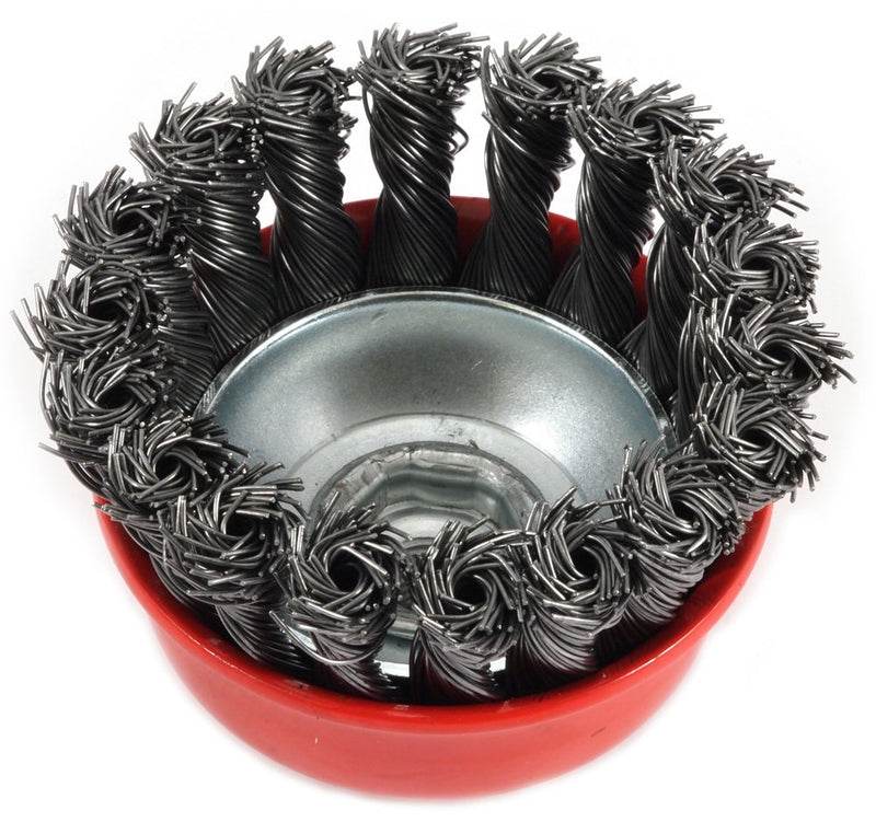  [AUSTRALIA] - Forney 72782 2-3/4-Inch by M10 x 1.25 Knotted Cup Brush .020 Carbon Steel