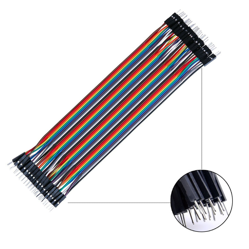  [AUSTRALIA] - Breadboard Solderless with Jumper Cables– ALLUS BB-018 3Pc 400 Pin Prototype PCB Board and 3Pc Dupont Jumper Wires (Male-Female, Female-Female, Male-Male) for Raspberry Pi and Arduino