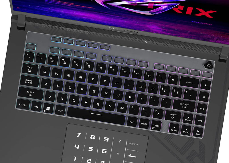  [AUSTRALIA] - Keyboard Cover Skin 2023 16" ASUS ROG Strix Scar 16 G634 G634JY G634JZ G634JY-XS97 G634JZ-XS96/ASUS ROG Strix G16 G614 G614JI-AS94 Gaming Laptop, ASUS ROG Strix Scar 2023 Keyboard Protector - Black