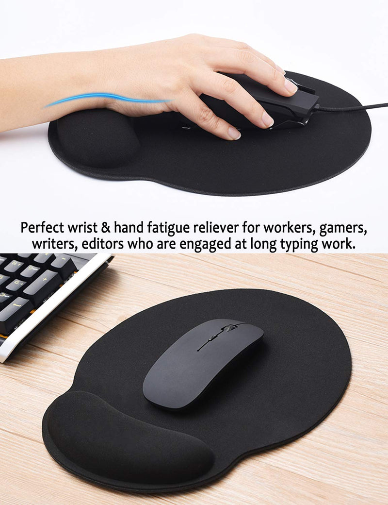 Computer Keyboard Stand with Free Mouse Pad, Clear Acrylic PC Keyboard Holder Stand Tilted Computer Keyboard Stand and Mouse Pad for Ergonomic Easy Typing, Keyboard Stand for Office Desk, Home, School - LeoForward Australia