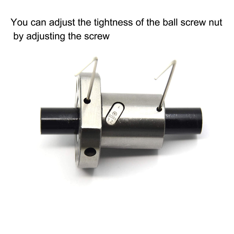  [AUSTRALIA] - Zeberoxyz 1PCS SFU1605 Ballscrew Nut Diameter 16mm 5mm Pitch Ball Screw Single nut for 1605 nut housing Bracket CNC Carving Machine Parts
