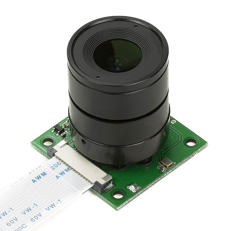  [AUSTRALIA] - Arducam for Raspberry Pi Camera, Interchangeable CS Mount Lens for Pi 4, 3, 3B+, 5MP OV5647 1080P CS Lens Camera for RPi