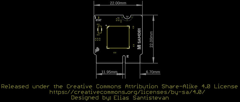  [AUSTRALIA] - SparkFun MicroMod SAMD51 Processor - Modular Interface Ecosystem That Connects SAMD51 microcontroller/Processor Board to Various/Carrier Board peripherals