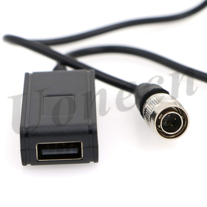  [AUSTRALIA] - USB Female Converter 5V Plug to 4 pin Hirose Male Connector for Phone Pad Tabletd for Audio Mixer