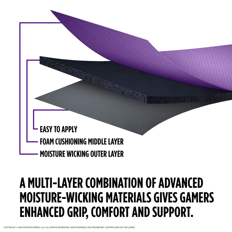 KontrolFreek Performance Grips for Playstation 5 (PS5) Controller (Galaxy Purple) Galaxy Purple - LeoForward Australia