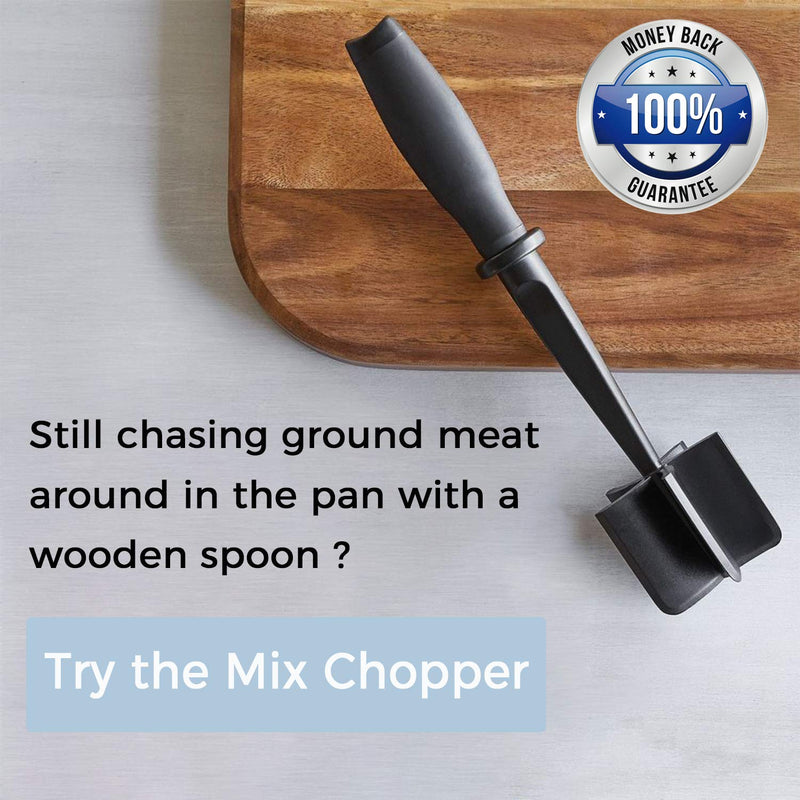  [AUSTRALIA] - Meat Chopper, Ground Beef Masher Multifunctional Heat Resistant, Meat Masher for Hamburger Meat, Ground Beef, Turkey and More, Nylon Hamburger Chopper, Ground Meat Chopper Utensil Non Stick Cookware