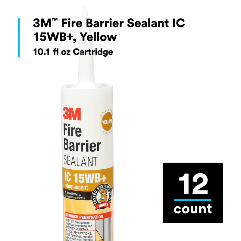  [AUSTRALIA] - 3M Company IC 15WB 10.1-Ounce Fire Caulk, fl oz, Yellow 10.1 fl oz Cartridge
