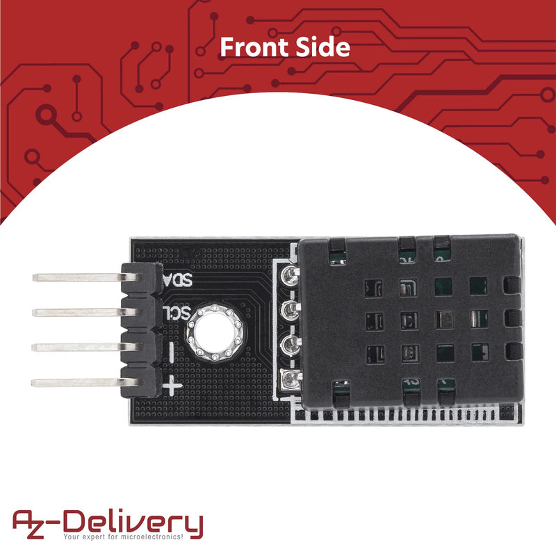  [AUSTRALIA] - AZDelivery 3 x DHT20 Digital Temperature Sensor and Humidity Sensor with I2C Interface 2.5V to 5.5V Compatible with Raspberry Pi Board for DIY Microelectronics Projects