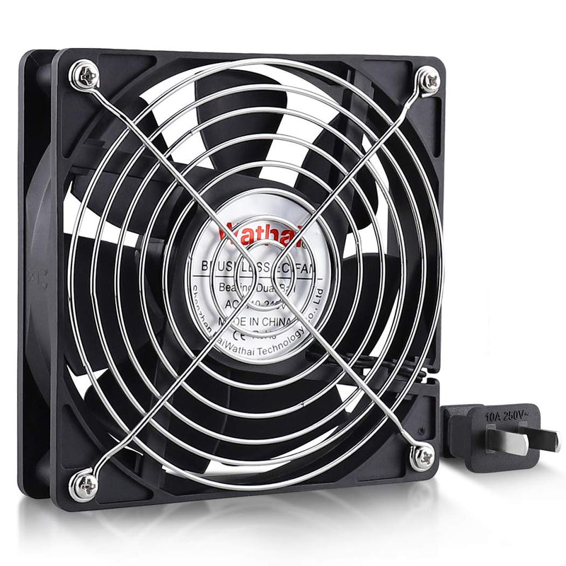  [AUSTRALIA] - Wathai EC 120mm x 25mm Ball DIY Cooling Ventilation Exhaust Fan 110V 115V 120V 220V 240V AC Axial Case Fan 120x25mm