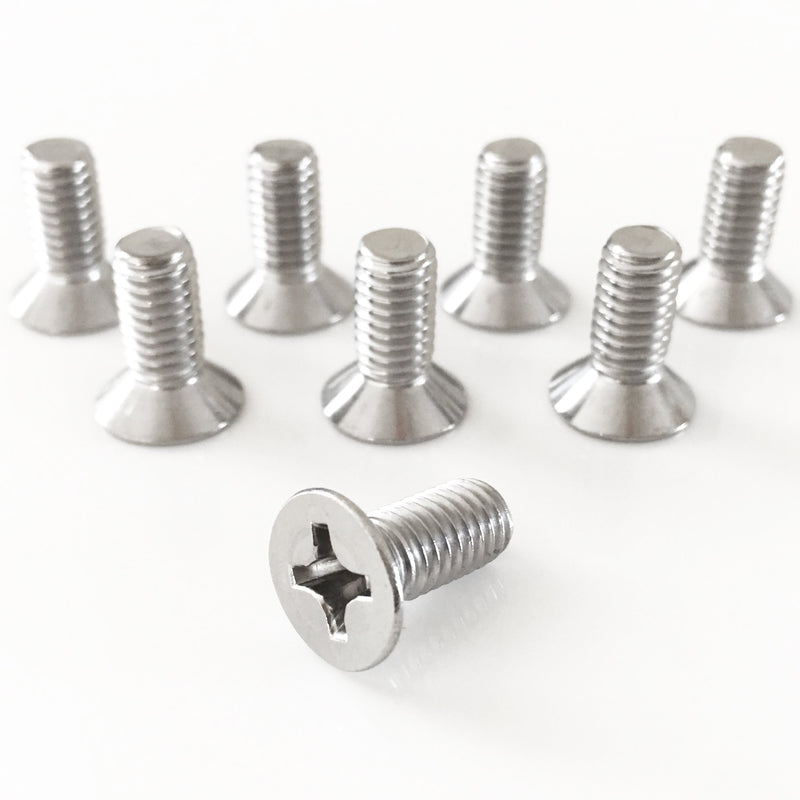 Prime Ave Stainless Steel Brake Disc Rotor Screws For Acura & Honda 936-000-601-40-H (Pack of 8) Pack of 8 - LeoForward Australia