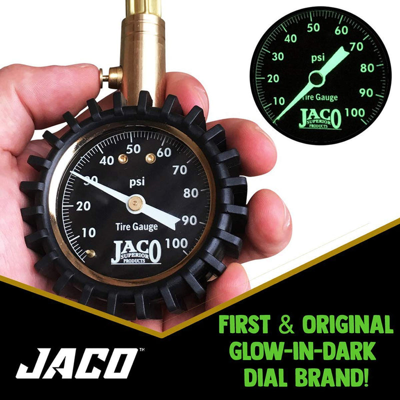 JACO ElitePro Tire Pressure Gauge - 100 PSI - LeoForward Australia