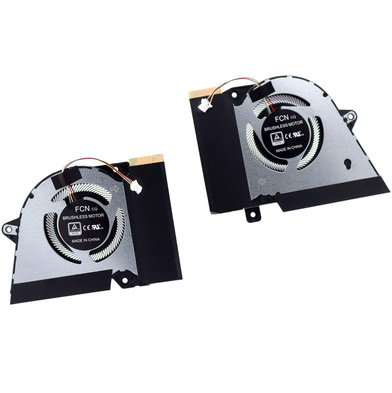  [AUSTRALIA] - Deal4GO DC12V 1A CPU Cooling Fan FMBB DFSCK22105182H w/GPU Fan FMBC DFSCK22115181H for ASUS ROG Zephyrus G14 GA401 GA401I GA401IV GA401IU CPU w/ GPU Cooling Fan set