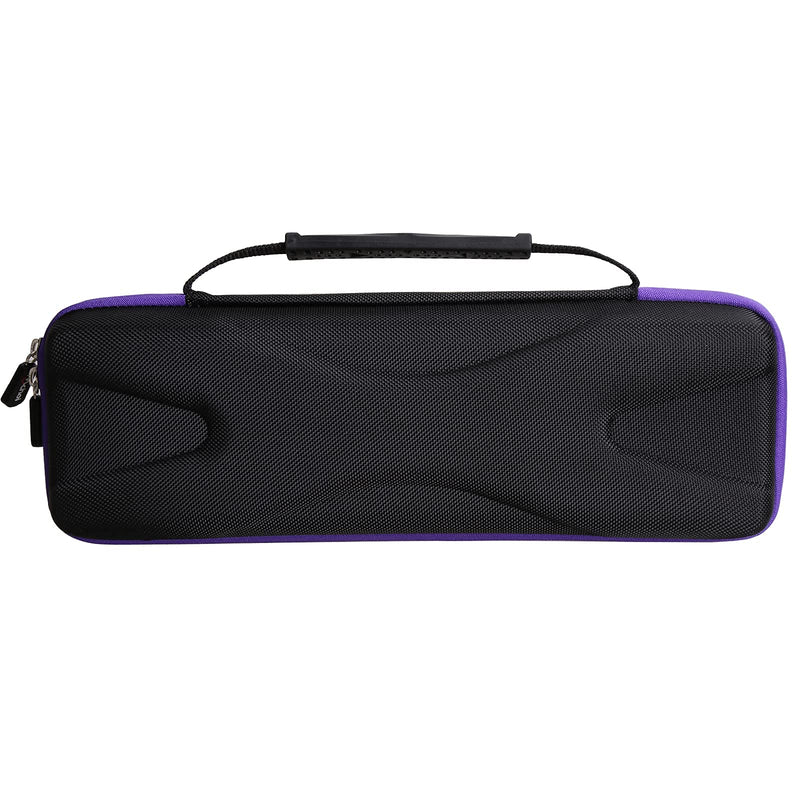  [AUSTRALIA] - Mchoi Hard Portable Case Compatible for TYMO Hair Straightener Brush Matte & Accessories (Purple),Case Only Purple