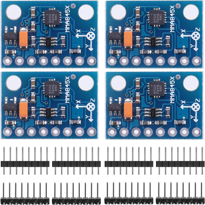  [AUSTRALIA] - Youmile 4pcs MMA8452 Module Three-Axis Accelerator Accelerometer Sensor Digital Three-Axis Module Tilt Module GY-45