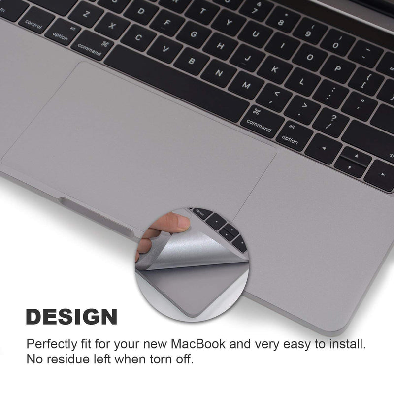 FORITO Palm Rest Cover Skin with Trackpad Protector Compatible with MacBook Pro 13 Inch Model A2159 A1706 A1708 A1989 , 2019 2018 2017 or 2016 Released(Space Gray) - LeoForward Australia