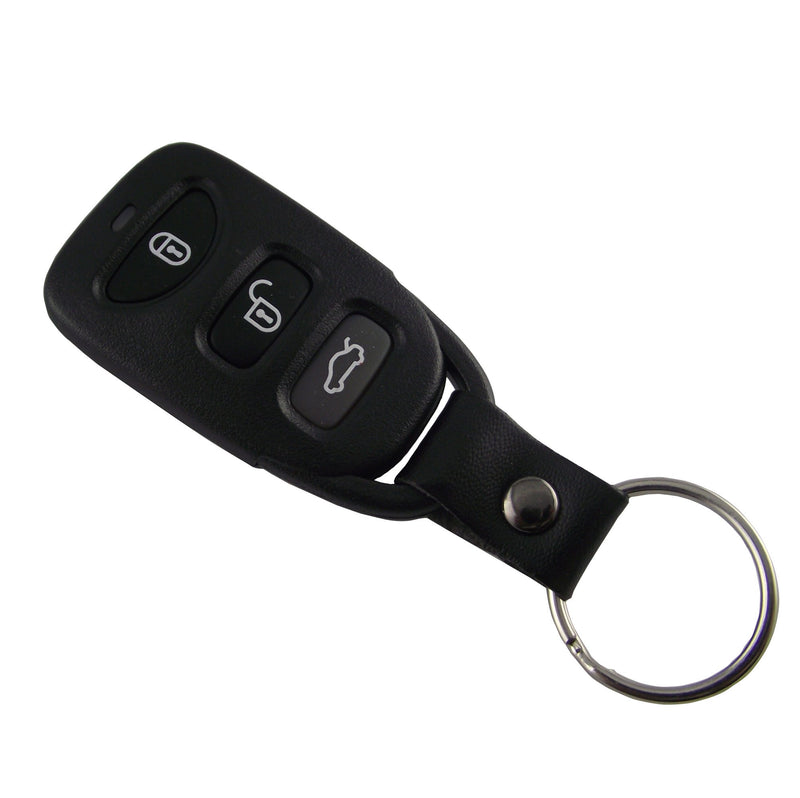  [AUSTRALIA] - KEMANI New Remote Entry Key Fob Keyless Case Shell 4 Button For Hyundai Elantra Accent Sonata 3 Button +Panic ( Just a Empty Key Shell, No Chips Inside))