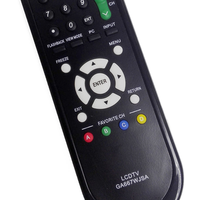 New RRMC GA667WJSA Smart TV Remote Control Fit for Sharp Aquos TV LC-46SB54U LC-52D78UN LC-60E78UNA LC-60LE550U LC-C3237UT LC-C4067 LC-C5255U LC-C5277 LC32D47UA LC46D78 LCC6077U - LeoForward Australia