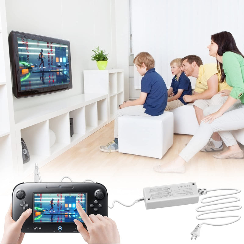  [AUSTRALIA] - Wii U Gamepad Charger, WII-U Gamepad AC Adapter Charging Cable Cord for Nintendo Wii U Gamepad Controller