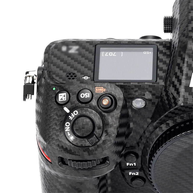  [AUSTRALIA] - Anti-Scratch Anti-Wear Camera Skin Cover Protector Film for Nikon Z 8 Z8 FX-Format Mirrorless Camera Body Protective Decoration Sticker - Carbon Fiber Black